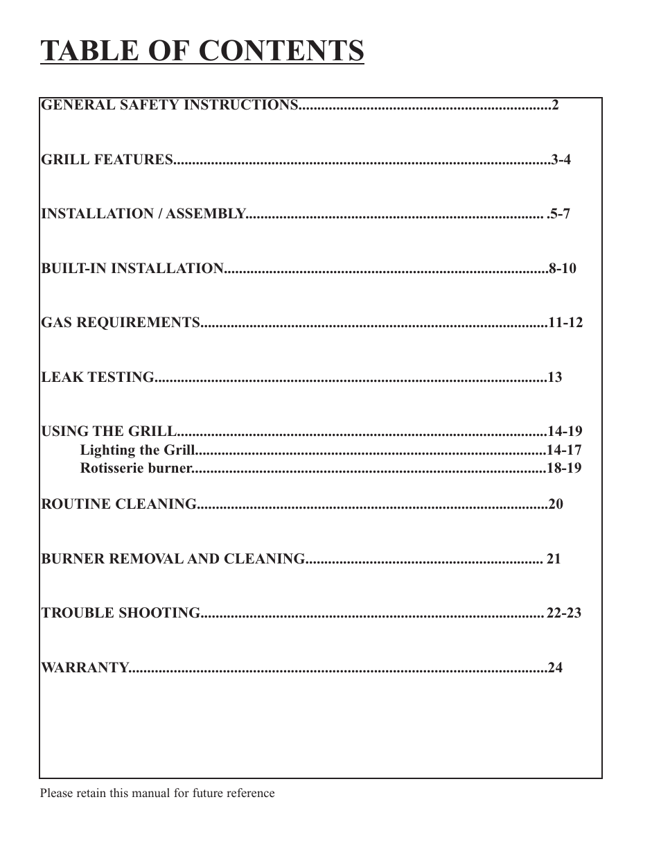 Sure Heat Altima 30, 38, 48 User Manual | Page 3 / 26