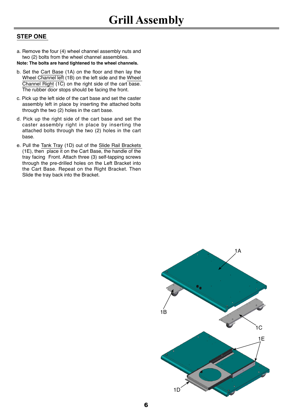 Grill assembly | Sure Heat 2008 Four Seasons FS38 User Manual | Page 6 / 31