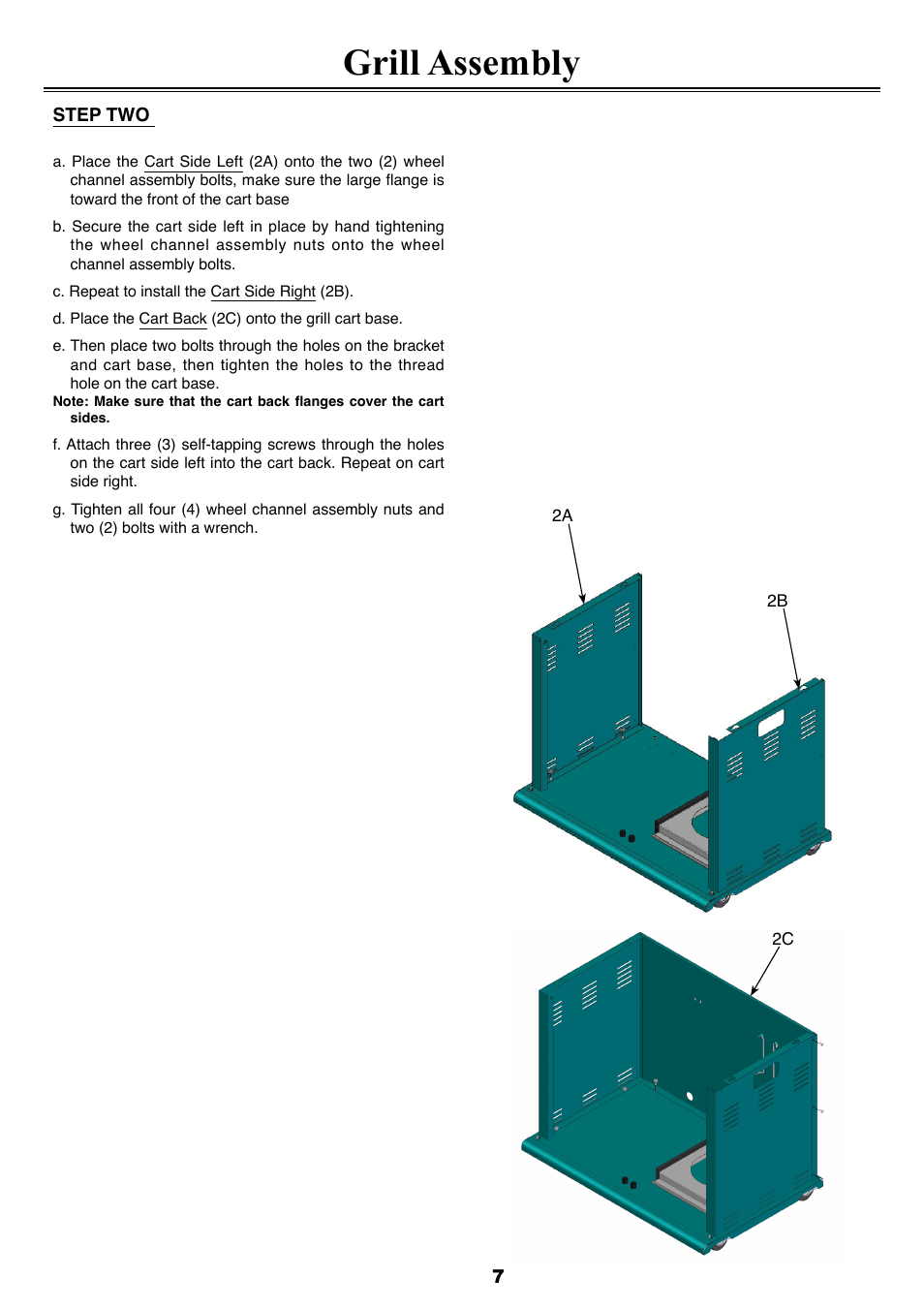 Grill assembly | Sure Heat 2008 Four Seasons FS38 User Manual | Page 7 / 31