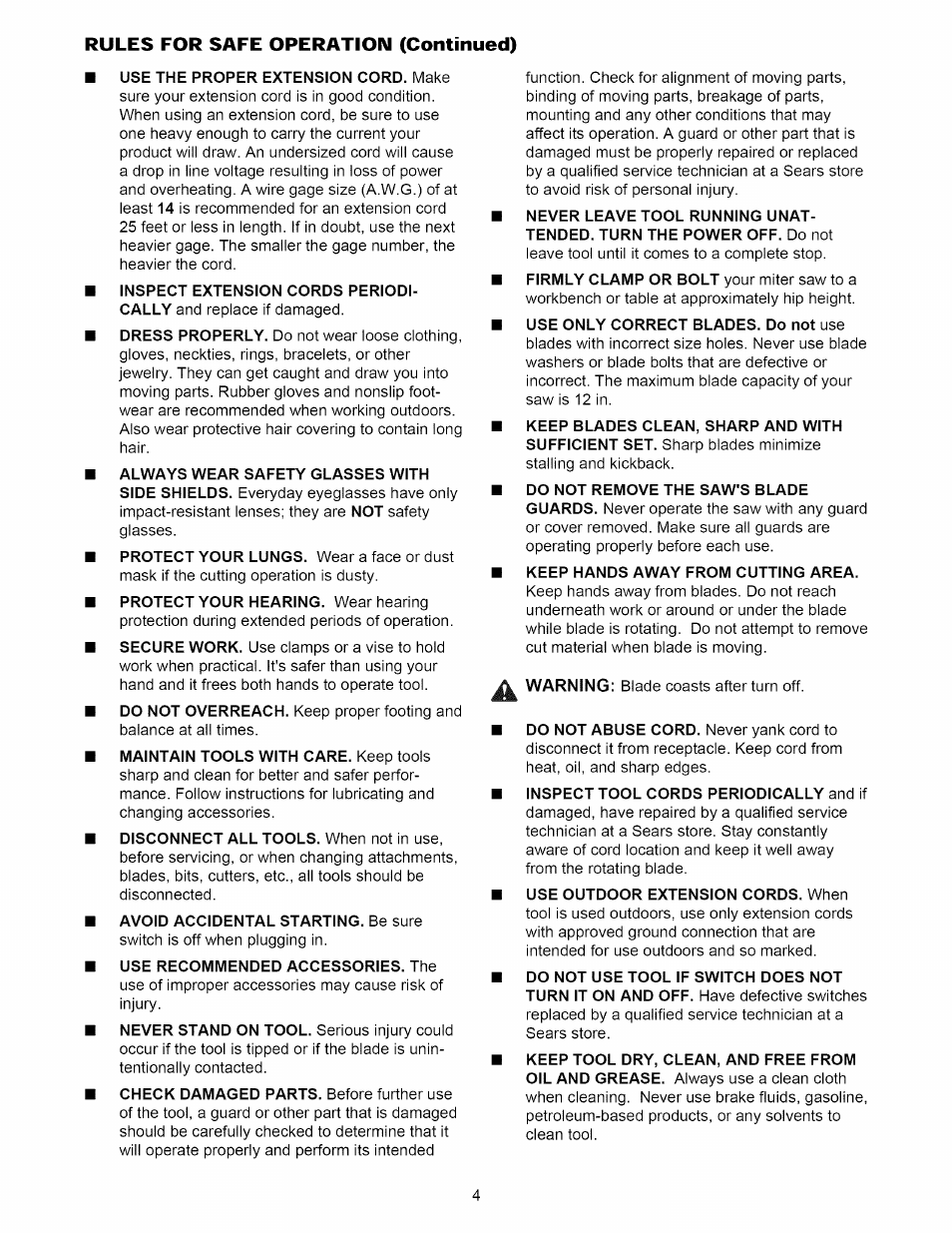 Craftsman 315.212220 User Manual | Page 4 / 39