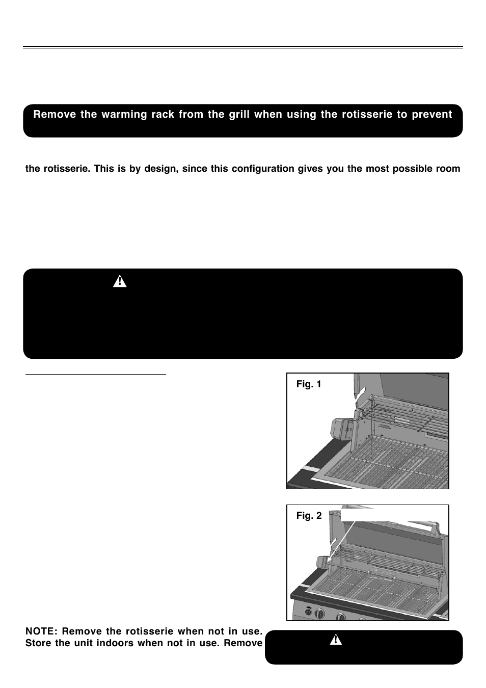 Using the rotisserie burner | Sure Heat 2008 Four Seasons FSIS User Manual | Page 12 / 19