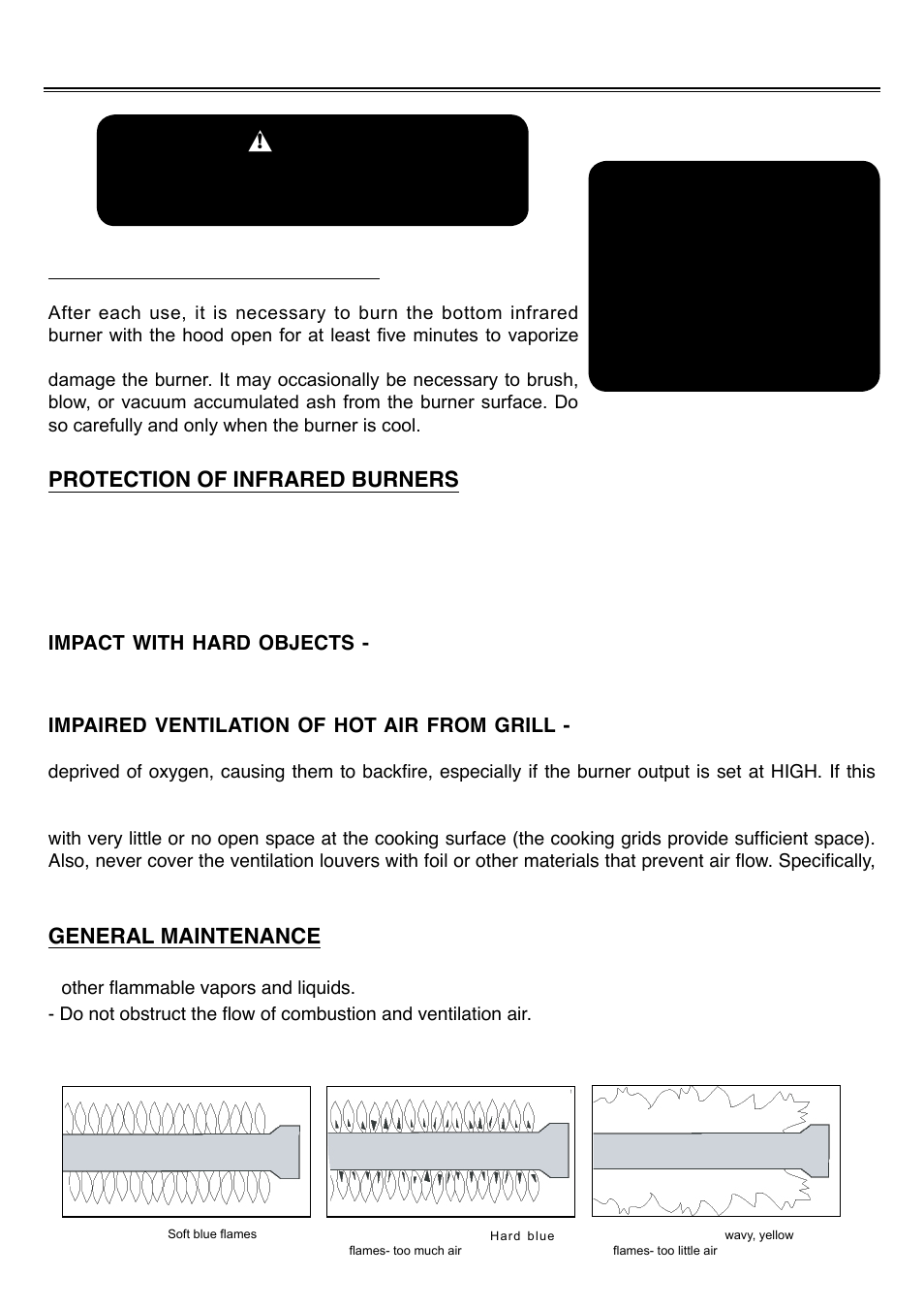 Care and maintenance | Sure Heat 2008 Four Seasons FSIS User Manual | Page 15 / 19