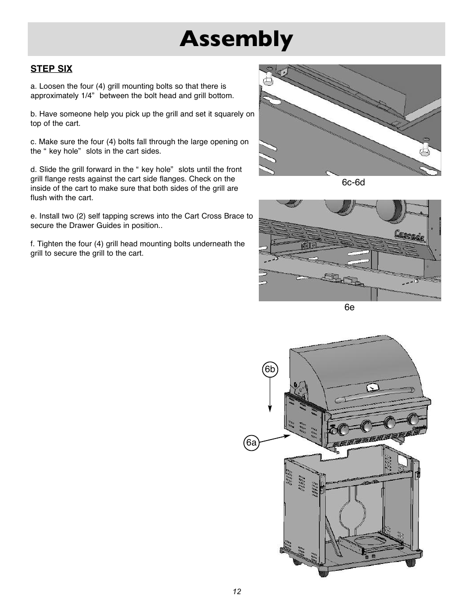 Assembly | Sure Heat Cascade X2000 User Manual | Page 12 / 31