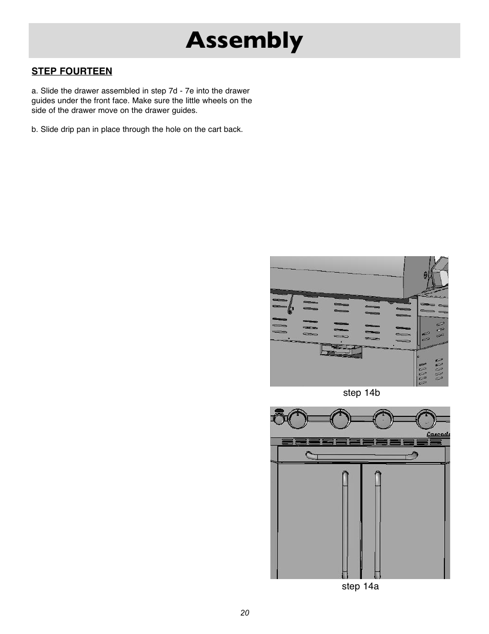 Assembly | Sure Heat Cascade X2000 User Manual | Page 20 / 31