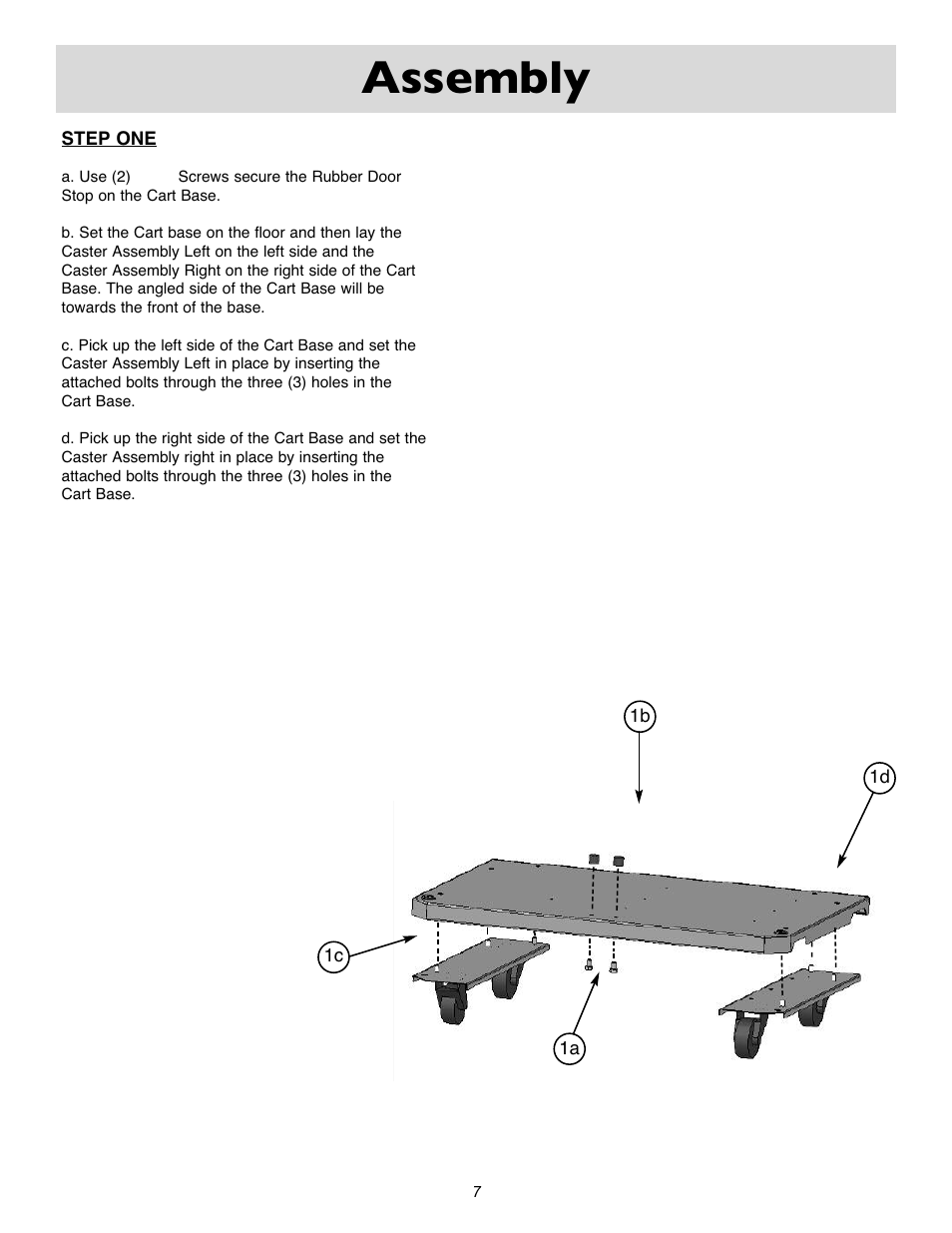 Assembly | Sure Heat Cascade X2000 User Manual | Page 7 / 31