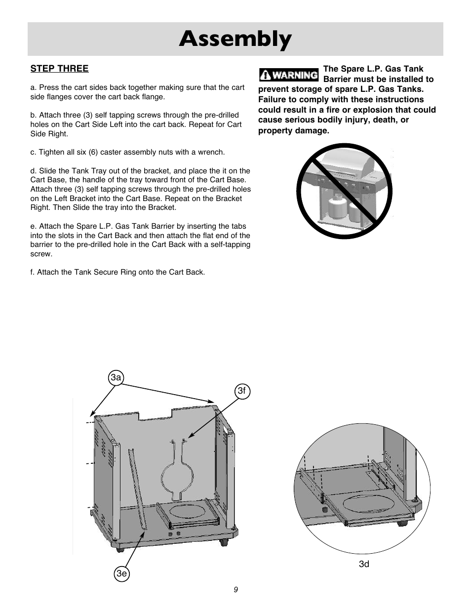 Assembly | Sure Heat Cascade X2000 User Manual | Page 9 / 31