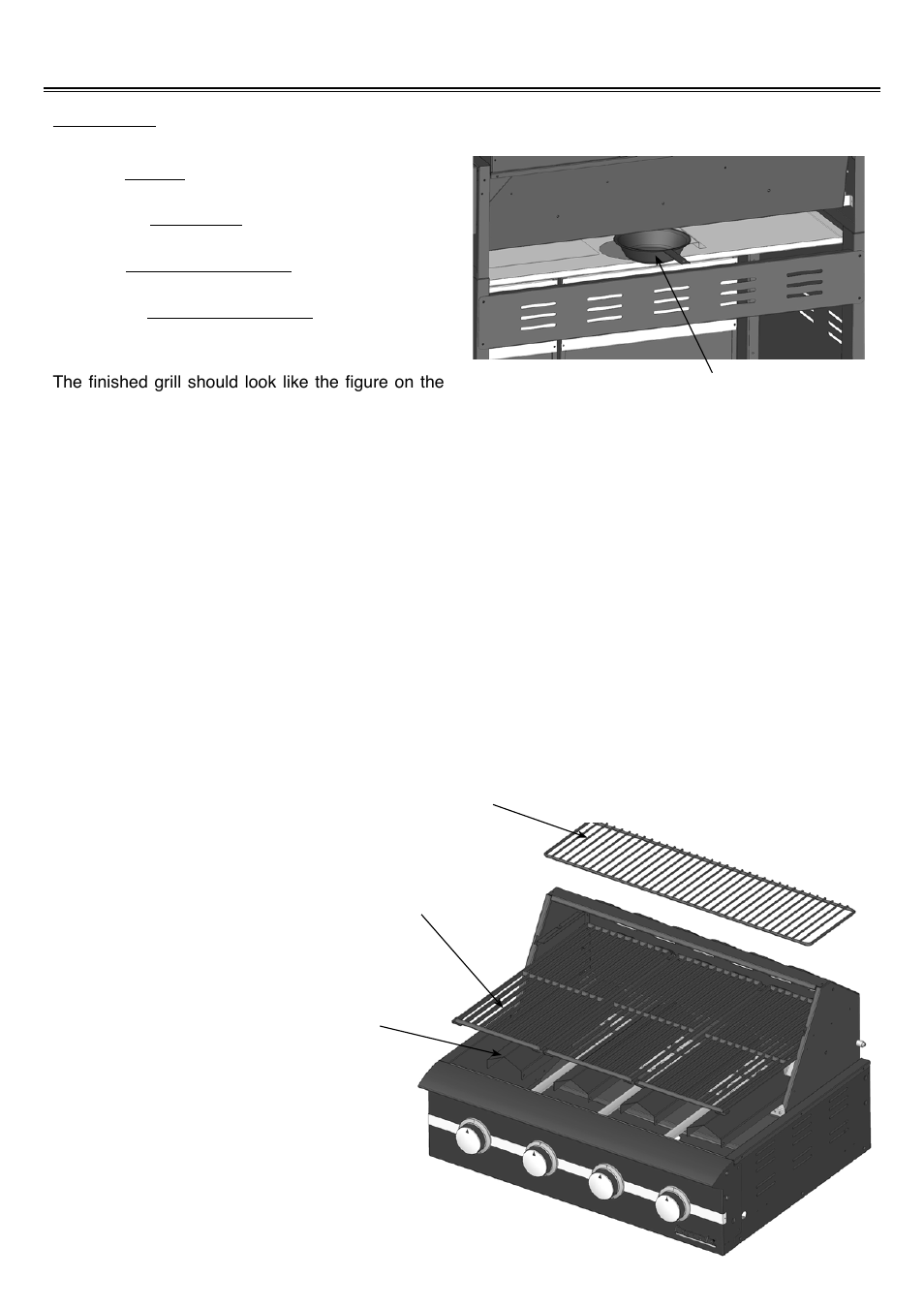 Grill assembly | Sure Heat Cascade TS29 User Manual | Page 14 / 26