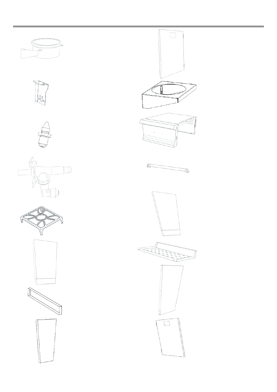 Replacement parts list | Sure Heat Tuscany CS892LP User Manual | Page 22 / 24