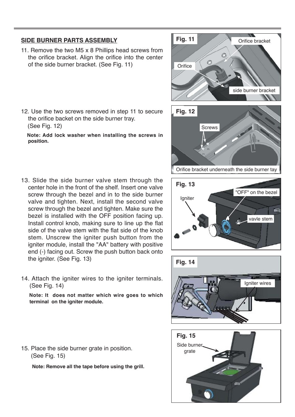 Grill assembly | Sure Heat Tuscany CS892LP User Manual | Page 8 / 24