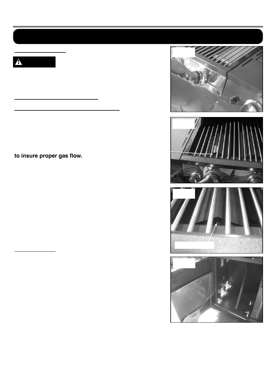 Lighting the grill | Sure Heat Tuscany CS812 User Manual | Page 13 / 24