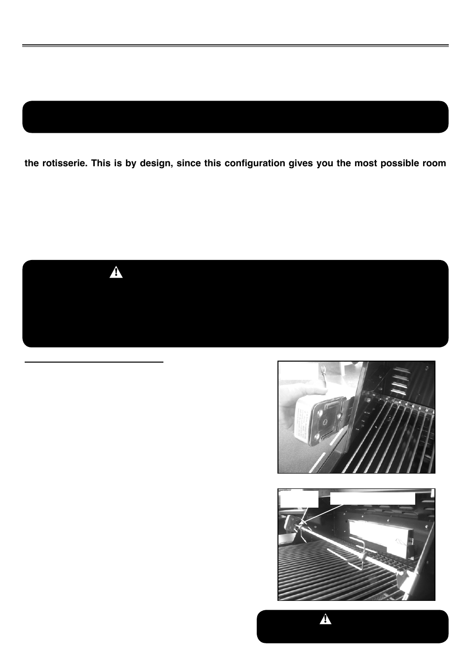 Using the rotisserie burner | Sure Heat Tuscany CS812 User Manual | Page 15 / 24