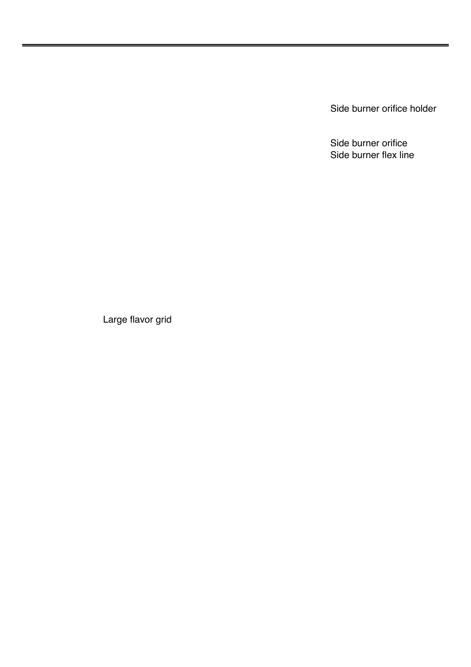 Replacement part list | Sure Heat Tuscany CS812 User Manual | Page 23 / 24