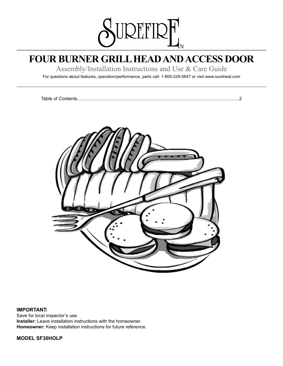 Sure Heat 2009 Surefire SF30HOLP User Manual | 18 pages