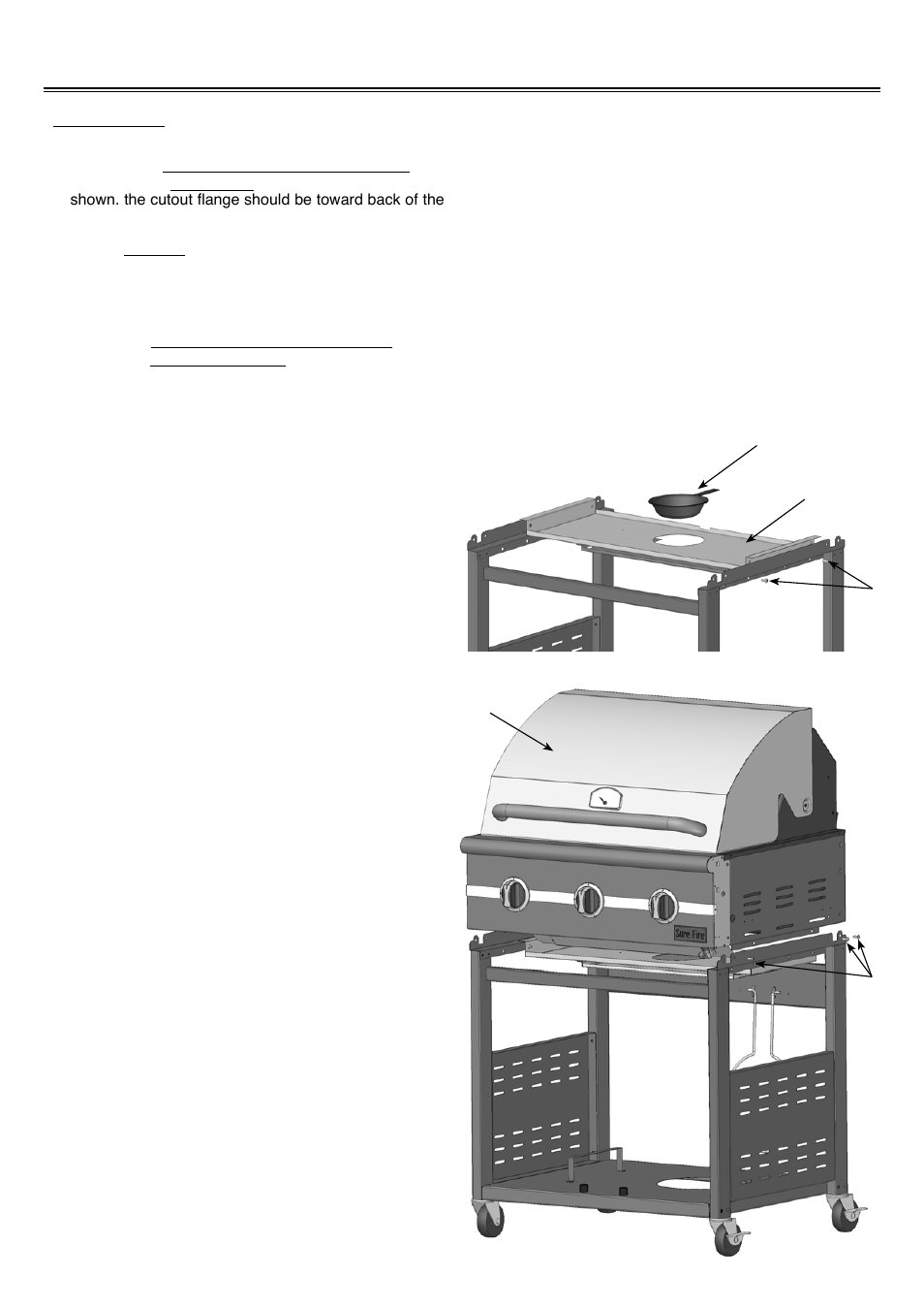 Grill assembly | Sure Heat 2008 Surefire SF278LP User Manual | Page 9 / 26