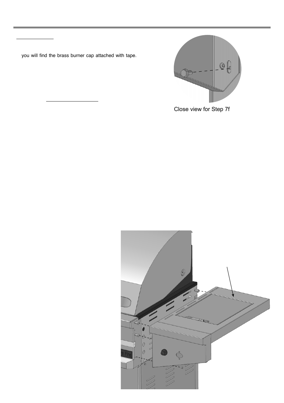 Grill assembly | Sure Heat 2008 Surefire SF308LP User Manual | Page 12 / 28
