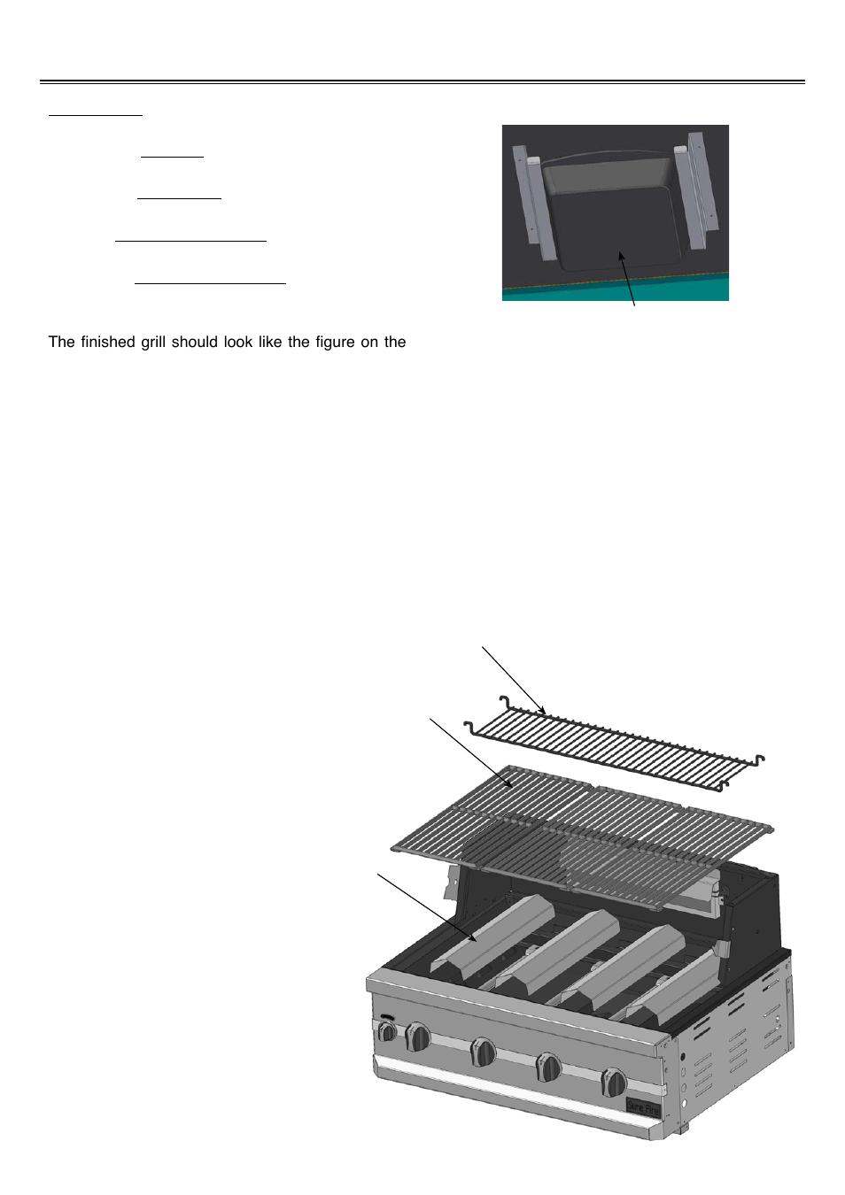 Grill assembly | Sure Heat 2008 Surefire SF308LP User Manual | Page 14 / 28