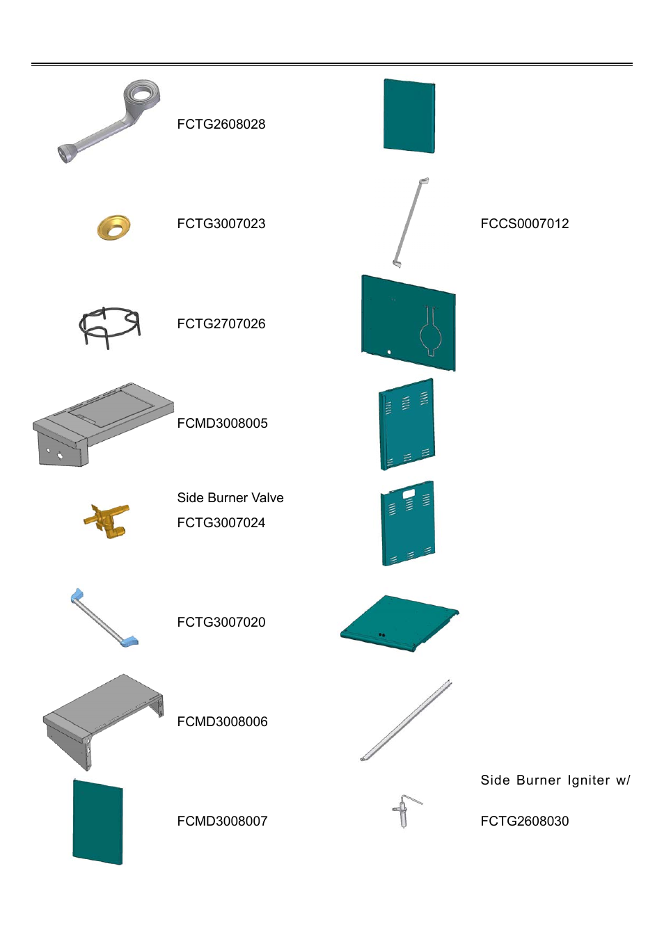 Replacement part list | Sure Heat 2008 Surefire SF308LP User Manual | Page 26 / 28