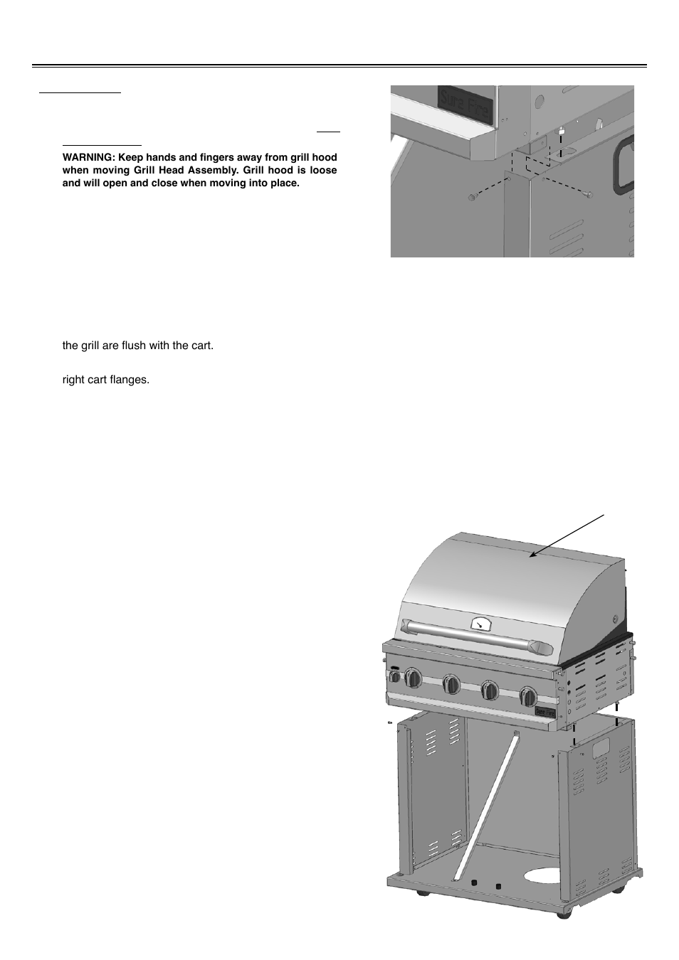 Grill assembly | Sure Heat 2008 Surefire SF308LP User Manual | Page 9 / 28