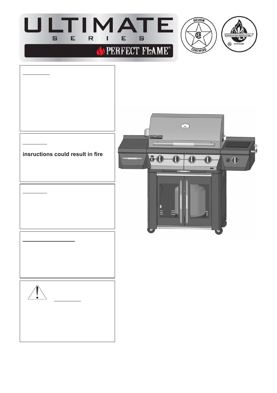 Sure Heat Sonoma PF30LP User Manual | 23 pages