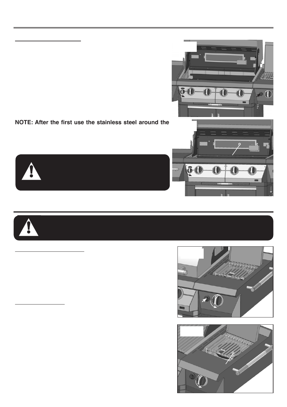 Rotisserie lighting, Lighting side burner | Sure Heat Sonoma PF30LP User Manual | Page 18 / 23