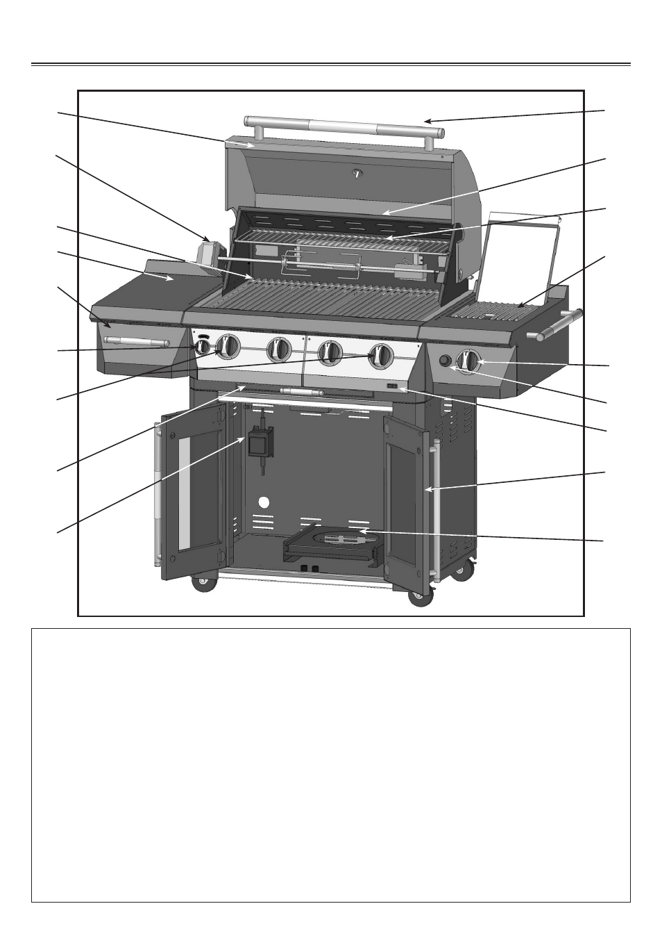Grill features | Sure Heat Sonoma PF30LP User Manual | Page 6 / 23