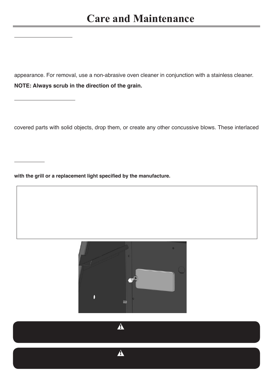 Care and maintenance | Sure Heat Sonoma PFISLP User Manual | Page 21 / 23