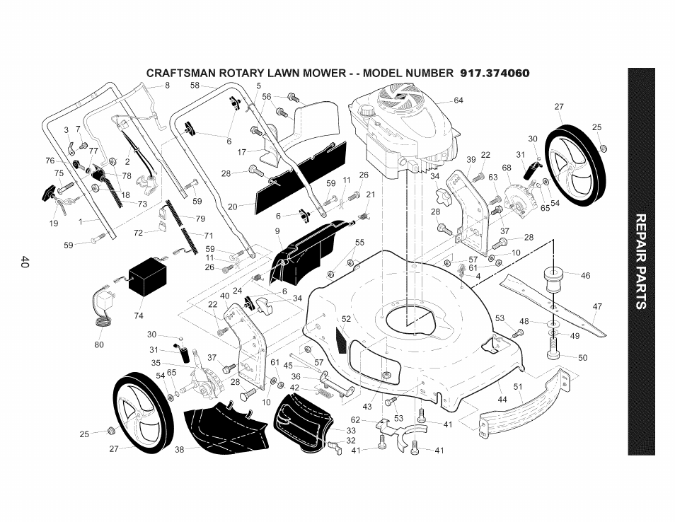 Craftsman 917.374060 User Manual | Page 40 / 52