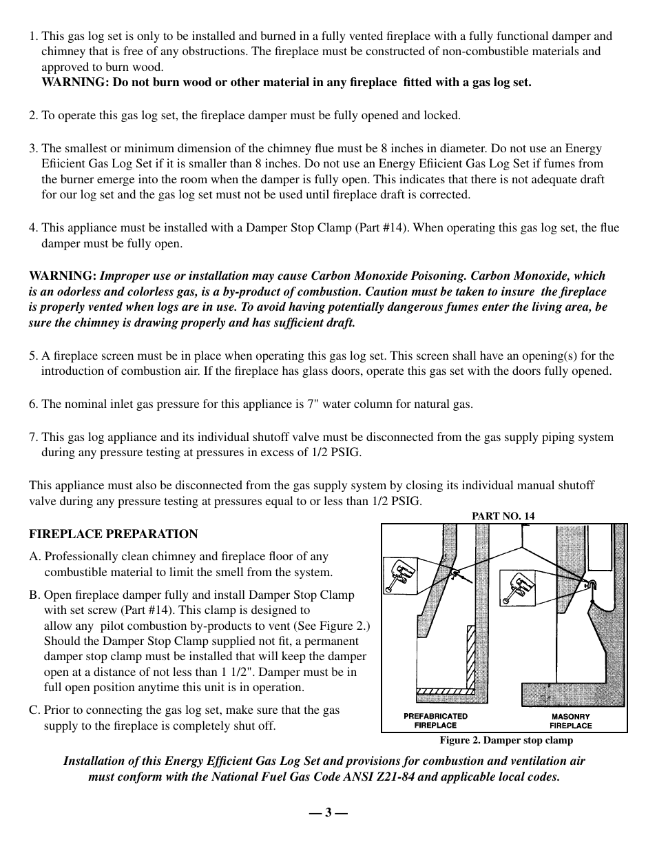 Sure Heat Georgian Oak GO18 GO24 User Manual | Page 4 / 8