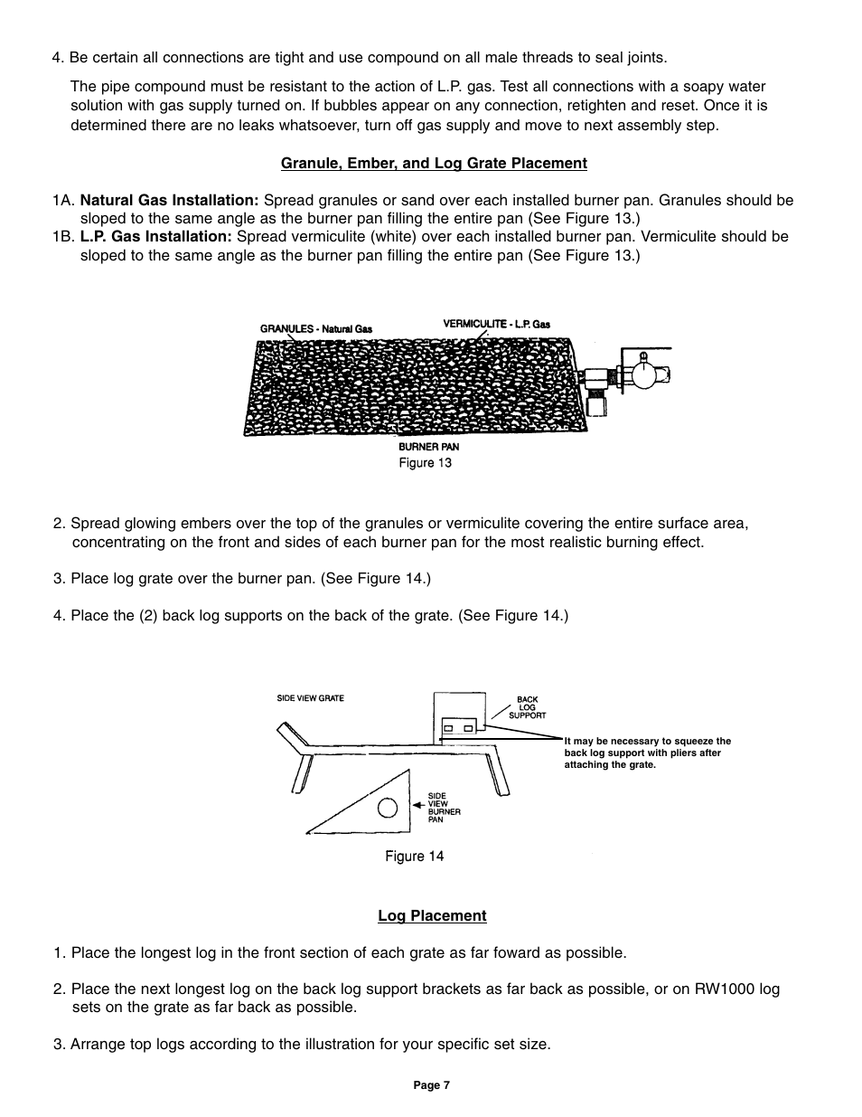 Sure Heat AGA Vented Dual AGA User Manual | Page 7 / 20