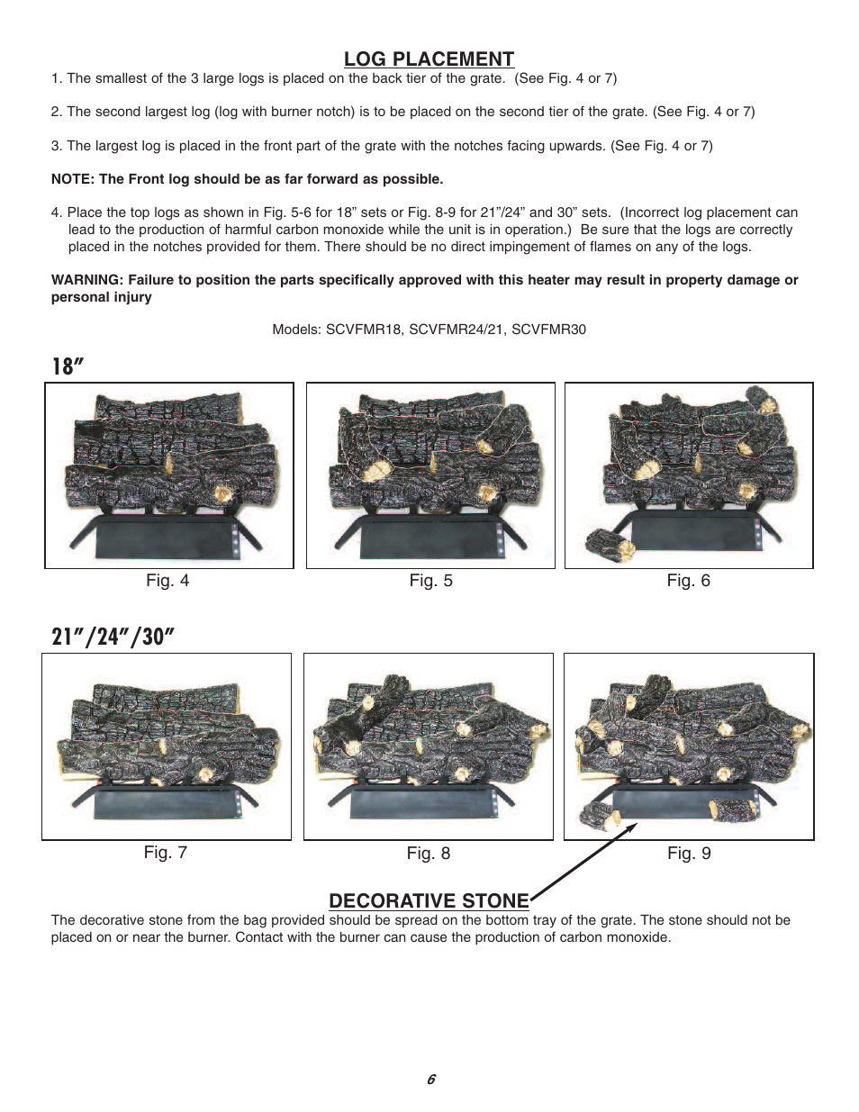 Sure Heat Vent-Free SCVFA User Manual | Page 6 / 15