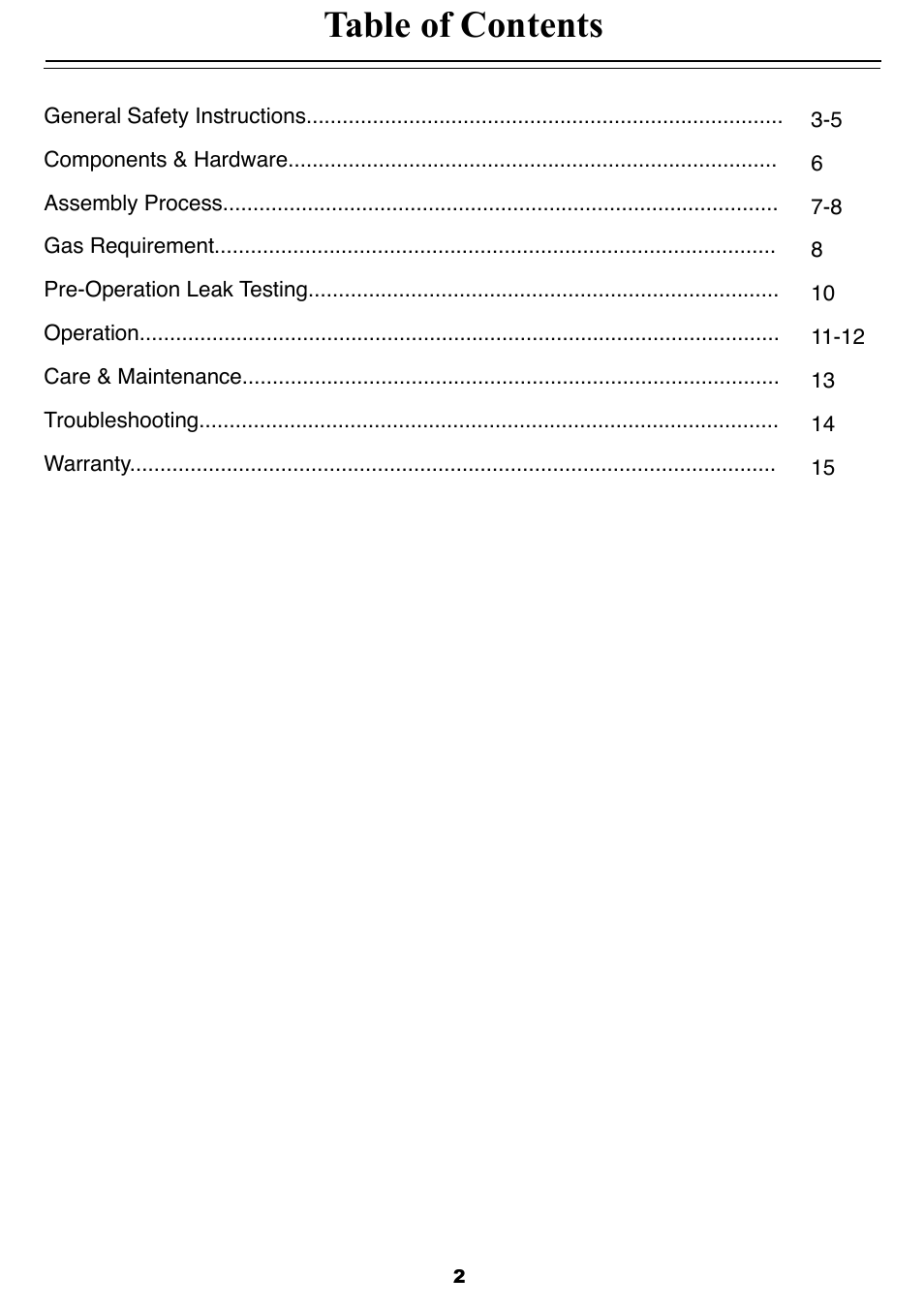 Sure Heat T35PHLP Patio Heater User Manual | Page 2 / 15