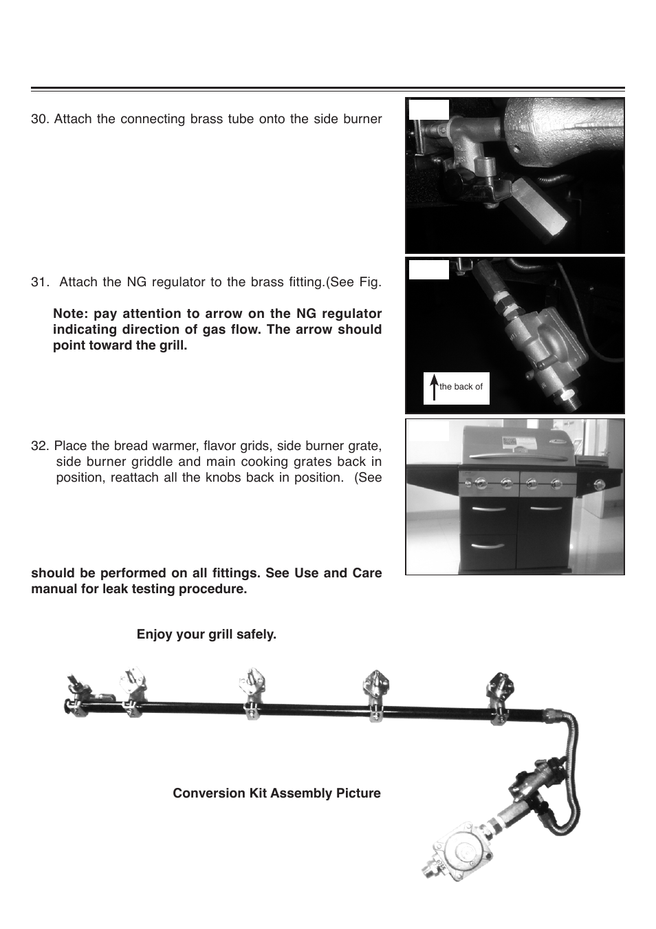 Am33 lp-p natural gas conversion instructions | Sure Heat 2008 Amana AM33 Natural Gas Conversion Kit User Manual | Page 8 / 8