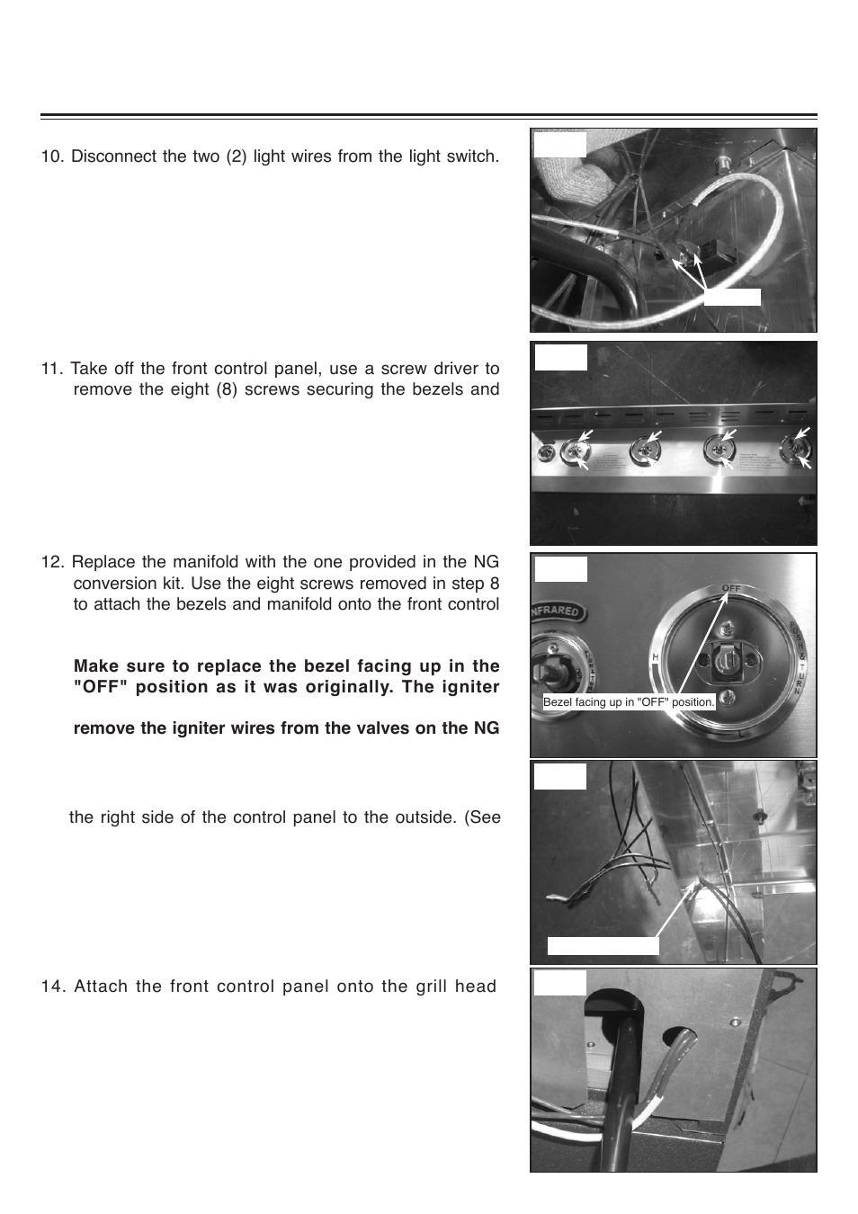 Fs388lp natural gas conversion kit instructions | Sure Heat 2008 Four Seasons FS38 Natural Gas Conversion Kit User Manual | Page 4 / 10