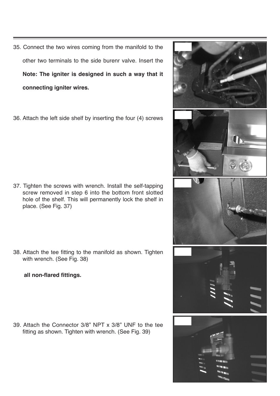Fs388lp natural gas conversion kit instructions | Sure Heat 2008 Four Seasons FS38 Natural Gas Conversion Kit User Manual | Page 9 / 10