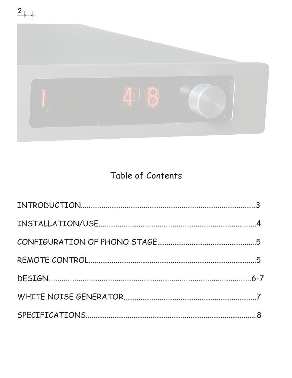 Sutherland N1 User Manual | Page 2 / 8