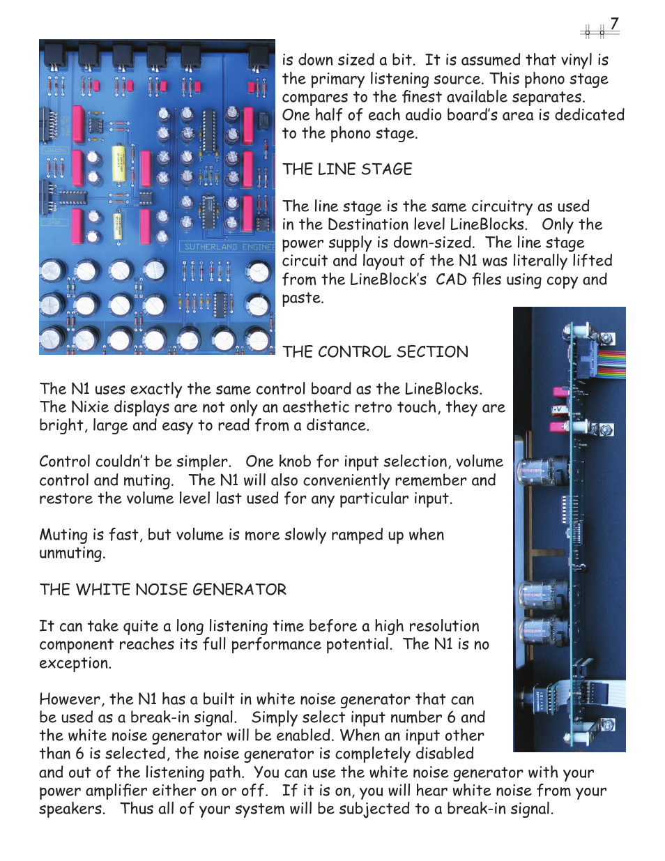 Sutherland N1 User Manual | Page 7 / 8