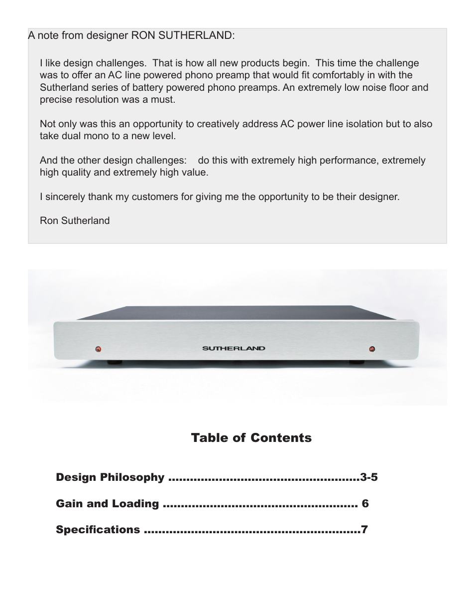 Sutherland 20/20 User Manual | Page 2 / 7