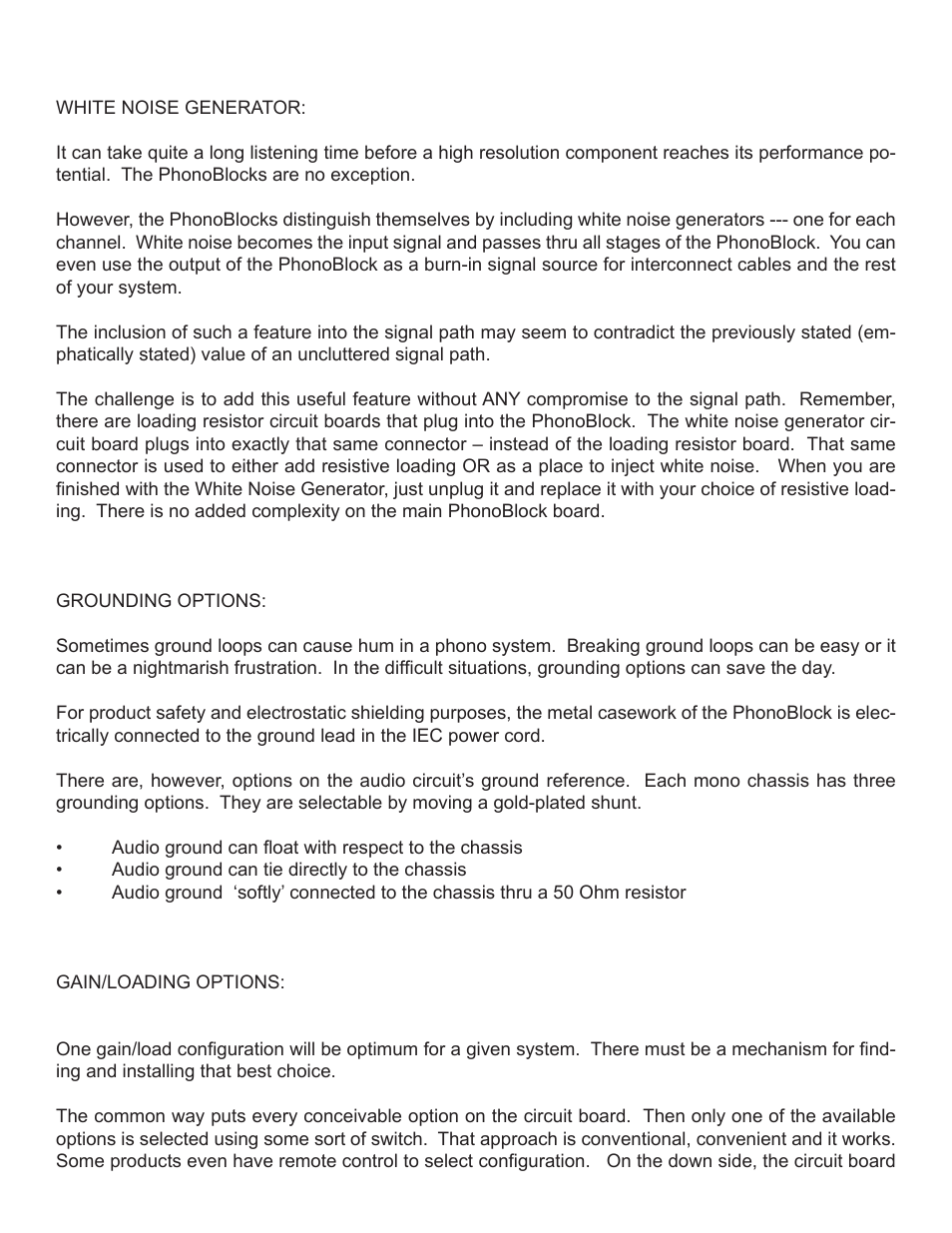 Sutherland PhonoBlock User Manual | Page 7 / 9