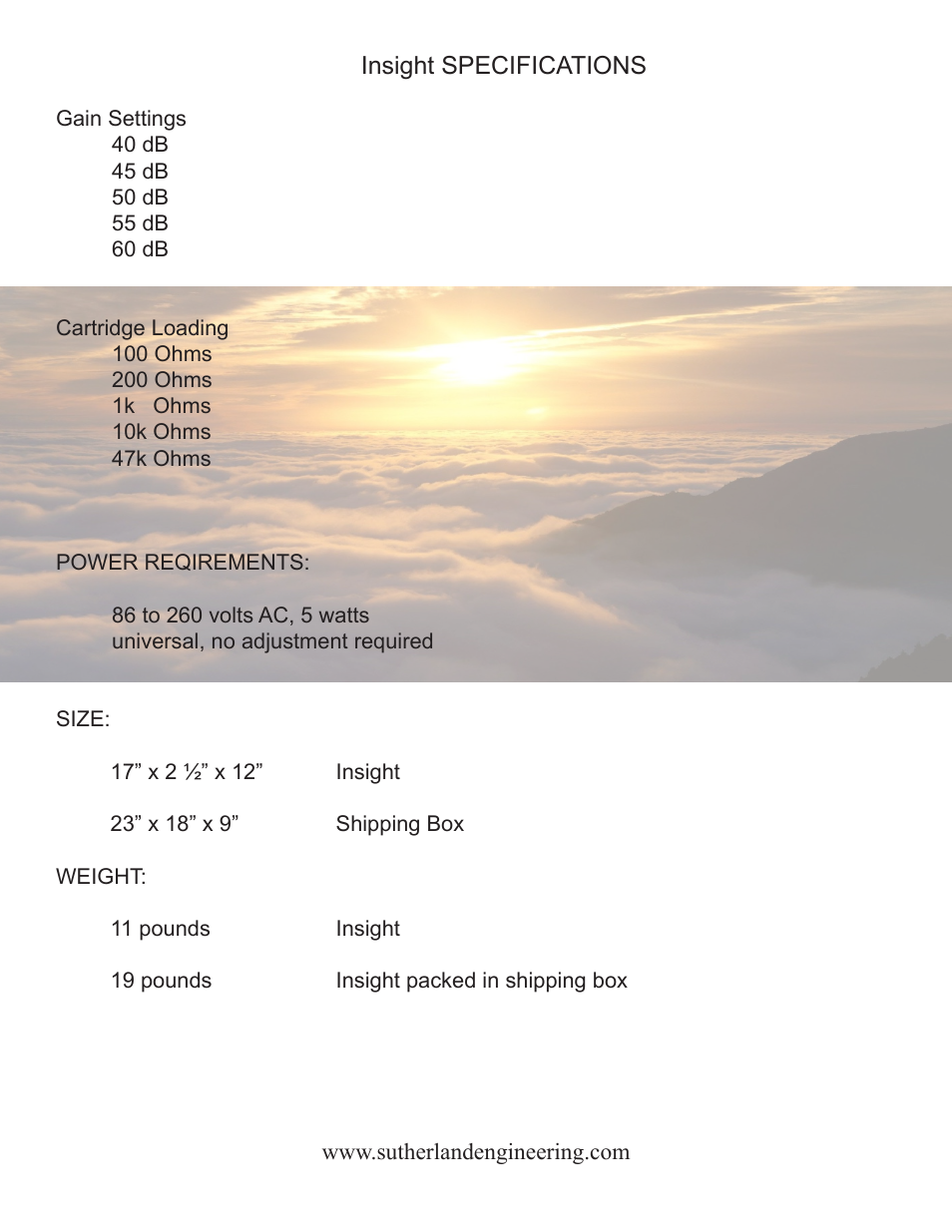 Sutherland Insight User Manual | Page 4 / 4