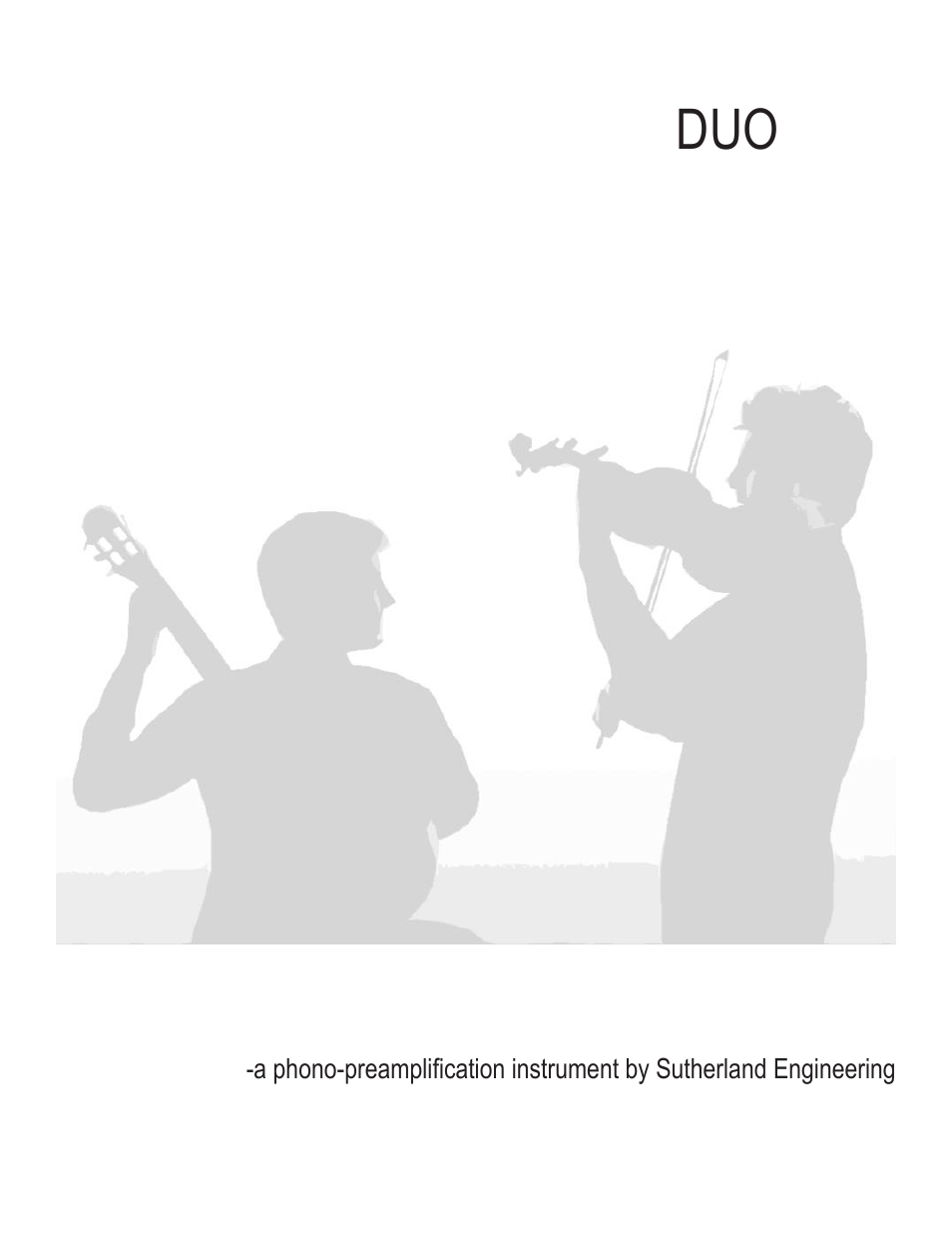 Sutherland DUO User Manual | 8 pages