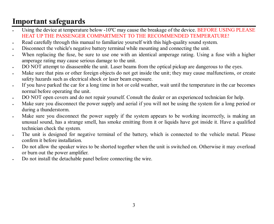 Important safeguards | Hyundai H-CMD7082 User Manual | Page 3 / 83