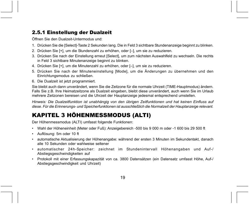 Kapitel 3 höhenmessmodus (alti), 1 einstellung der dualzeit | SUUNTO X-Lander User Manual | Page 113 / 380