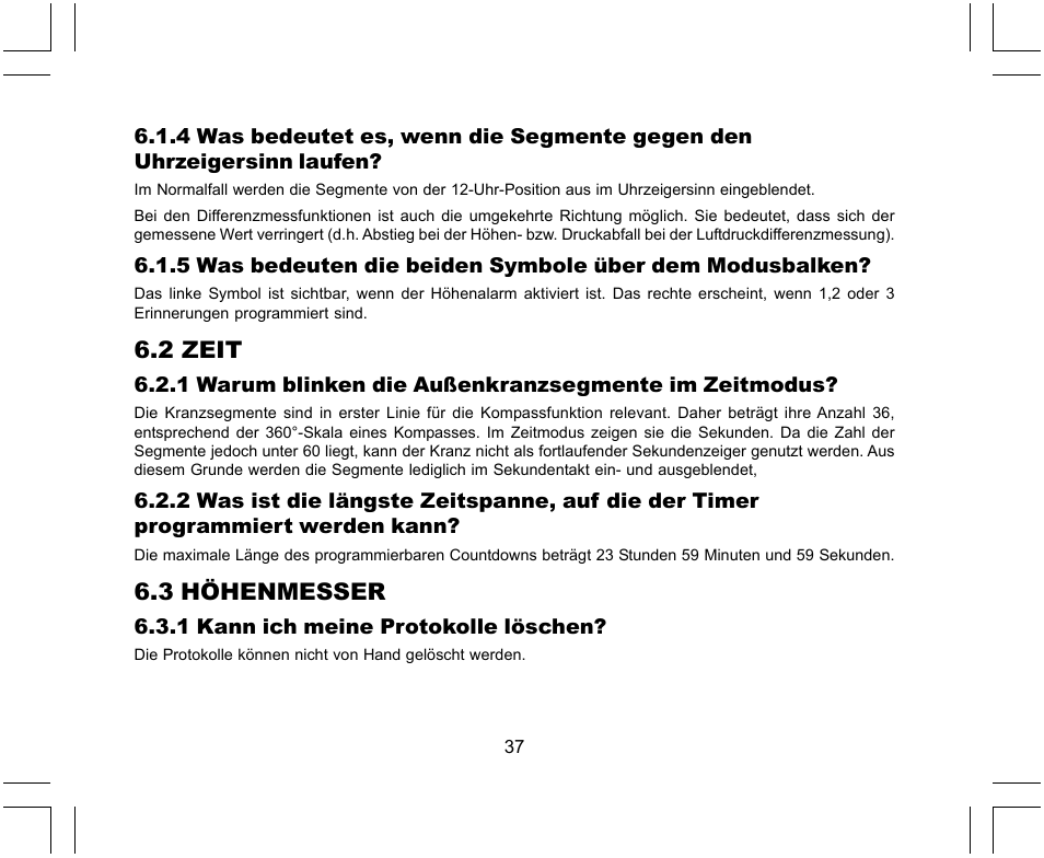 2 zeit, 3 höhenmesser | SUUNTO X-Lander User Manual | Page 131 / 380