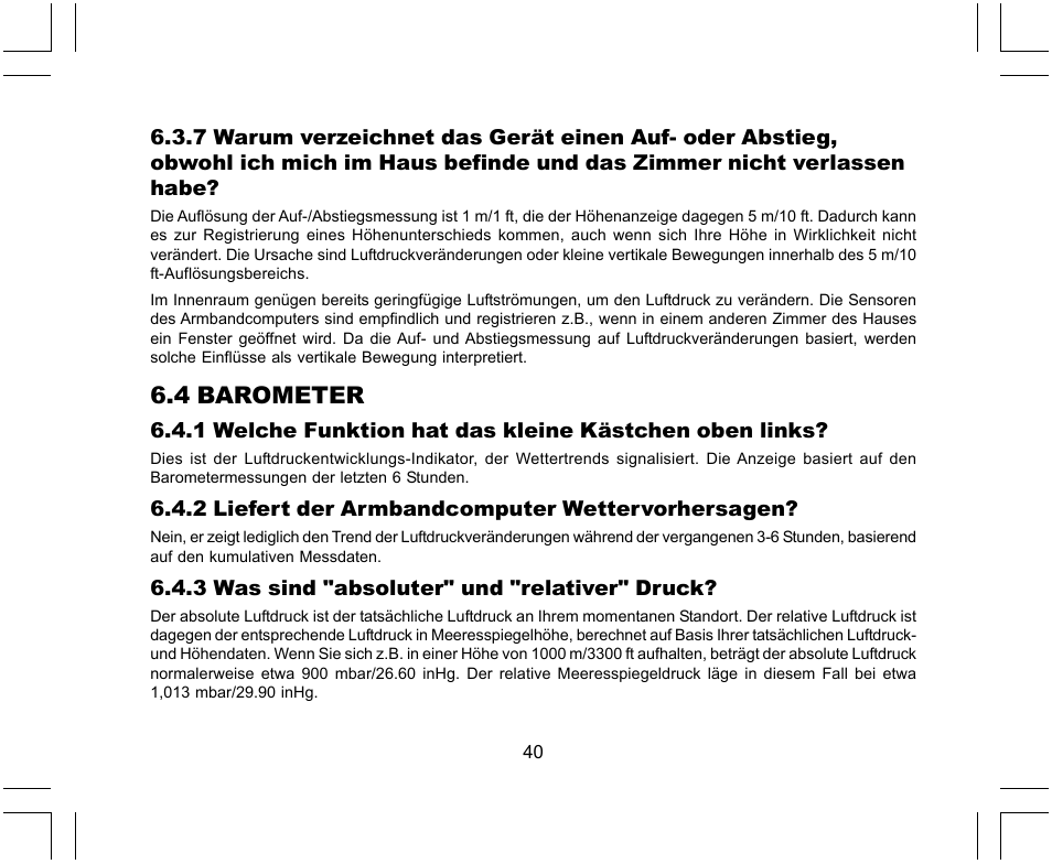 4 barometer | SUUNTO X-Lander User Manual | Page 134 / 380