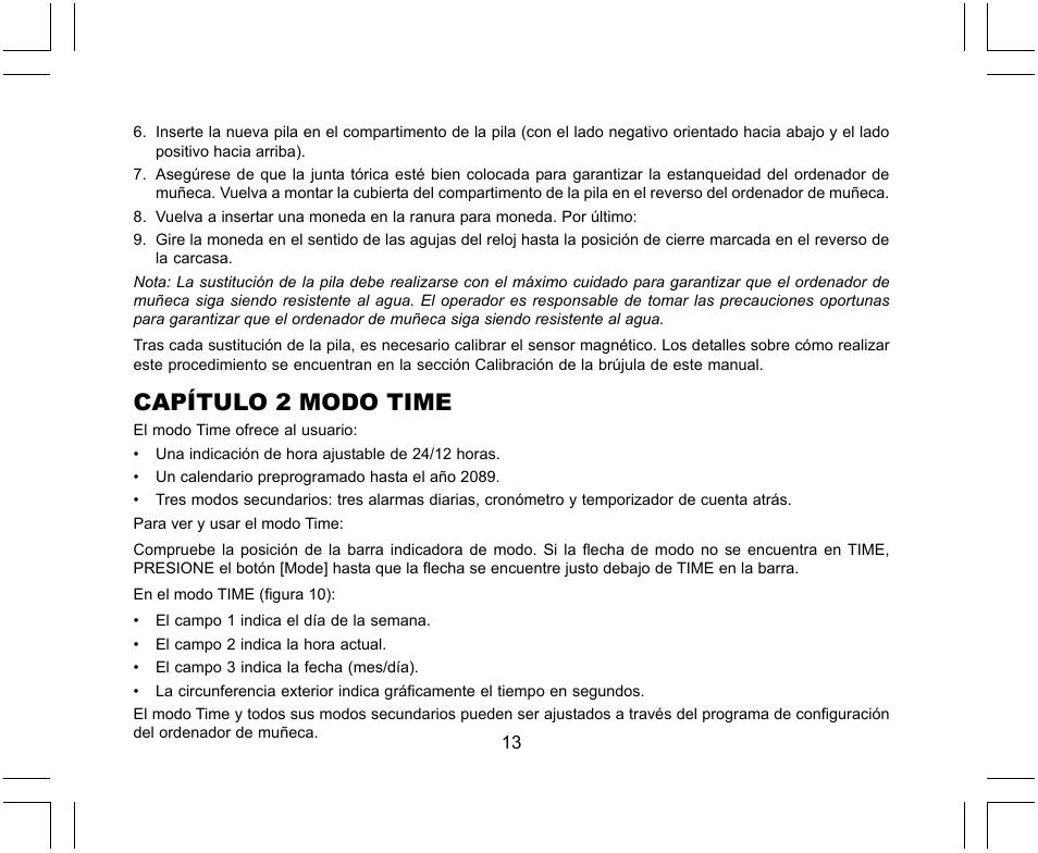 Capítulo 2 modo time | SUUNTO X-Lander User Manual | Page 153 / 380