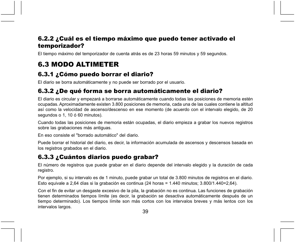 3 modo altimeter | SUUNTO X-Lander User Manual | Page 179 / 380