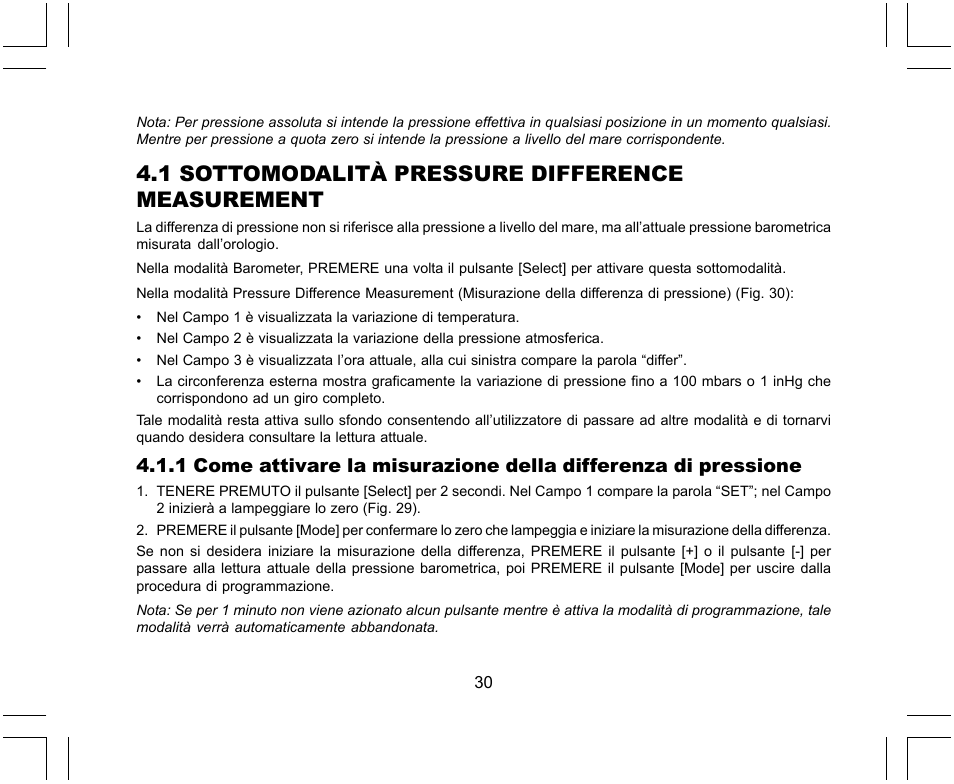 1 sottomodalità pressure difference measurement | SUUNTO X-Lander User Manual | Page 218 / 380