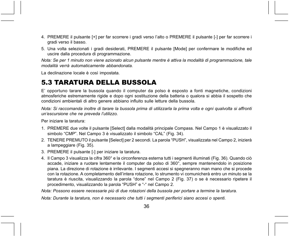 3 taratura della bussola | SUUNTO X-Lander User Manual | Page 224 / 380