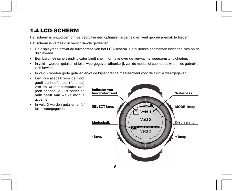 4 lcd-scherm | SUUNTO X-Lander User Manual | Page 245 / 380