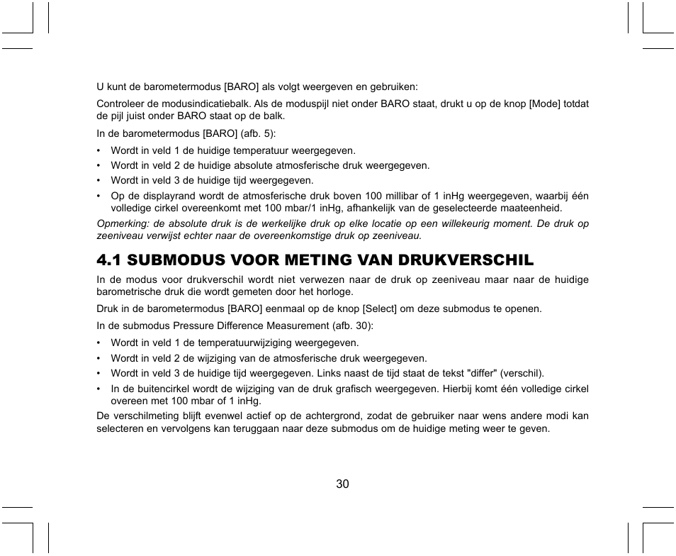 1 submodus voor meting van drukverschil | SUUNTO X-Lander User Manual | Page 266 / 380